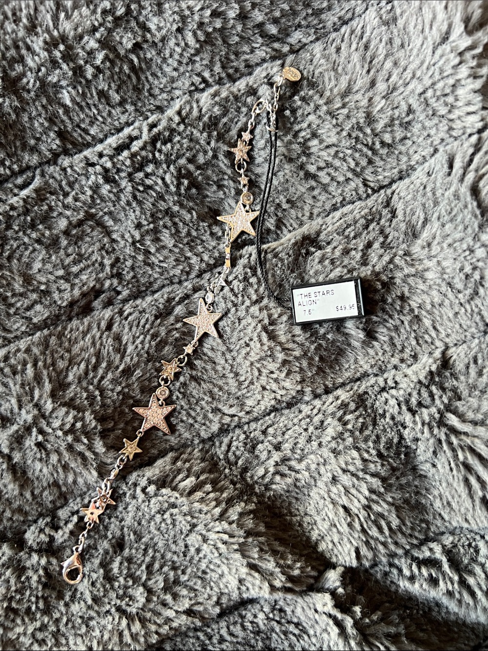 Silver star  Charm Bracelet - Women Accessories